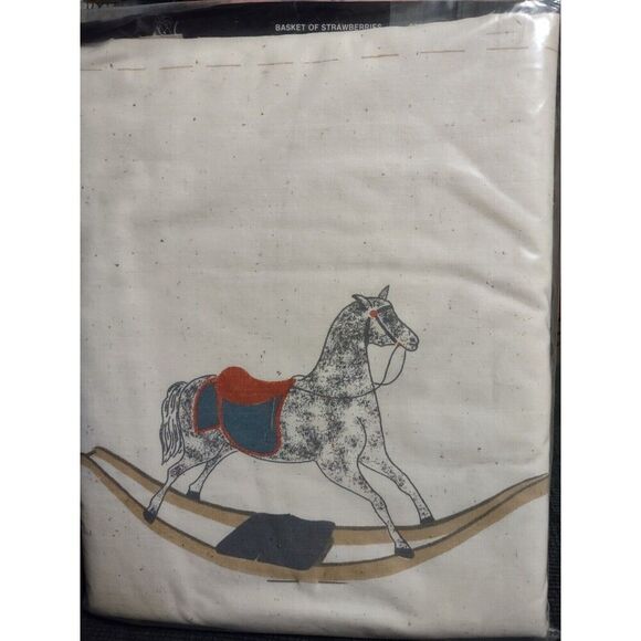 5/$25 Cathy Needlecraft Quilting Rocking Horse Pillow Kit  #7108 12 x 12” - Picture 2 of 4